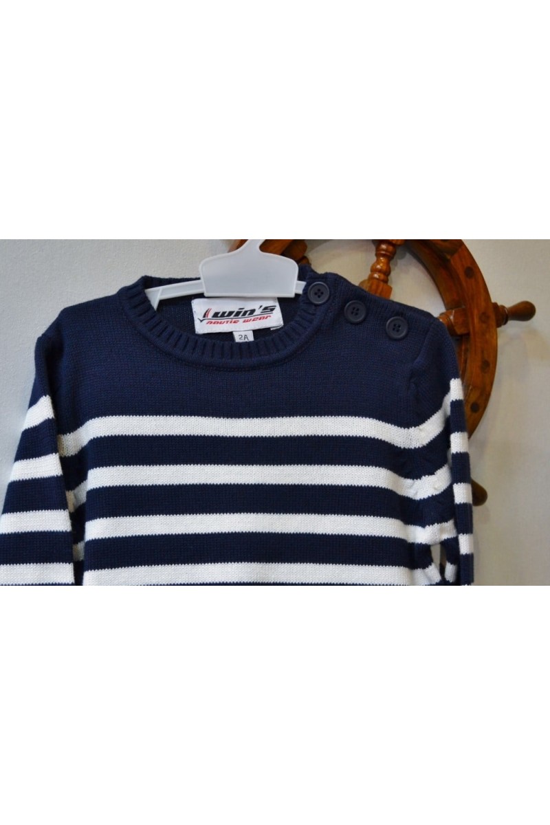 Pull Marin Enfant