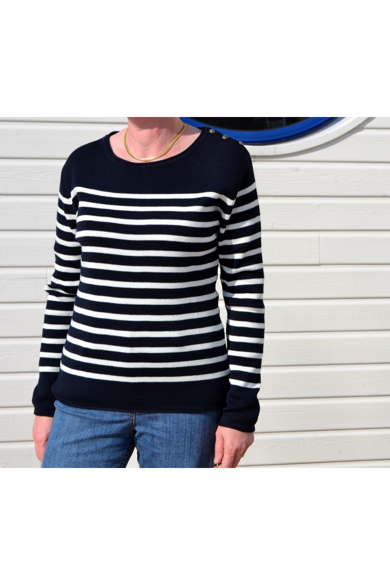 Pull Mariniére Femme