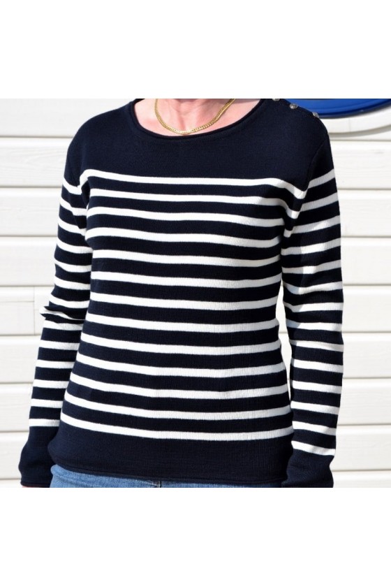 Pull Mariniére Femme