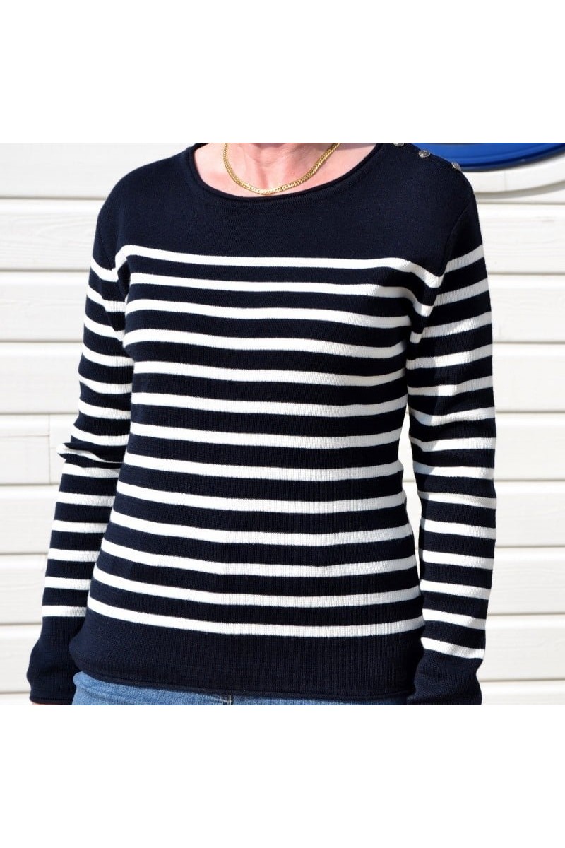 Pull Mariniére Femme