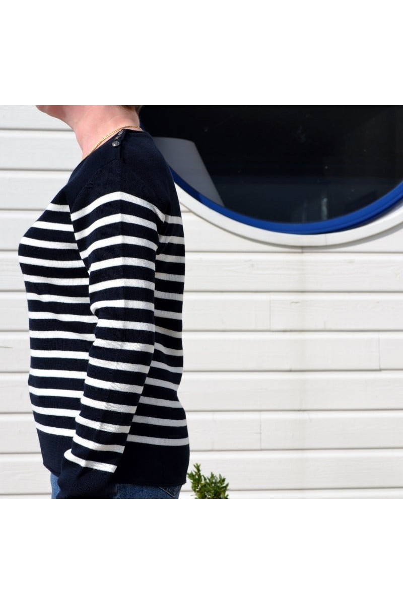 Pull Mariniére Femme